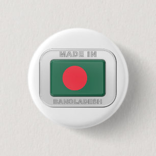 Made in Bangladesh 3 Cm Round Badge