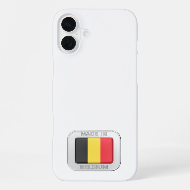 Made in Belgium iPhone Case (Back)