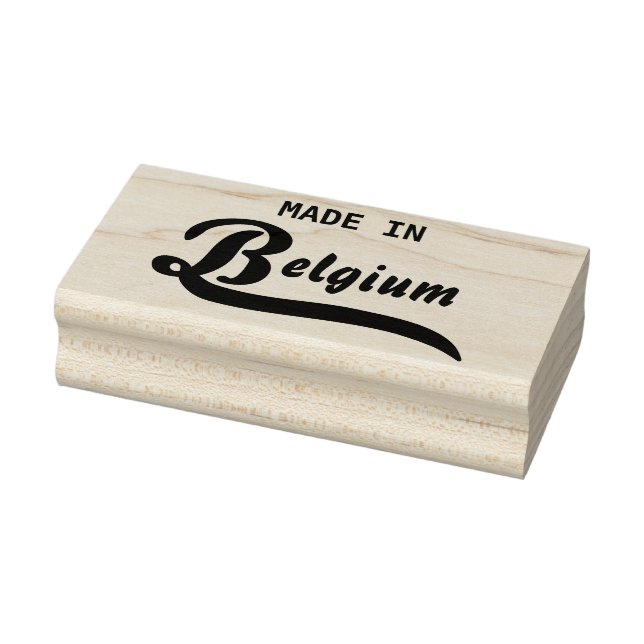 Made in Belgium Rubber Stamp (Stamp)