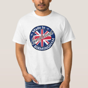 Made in Birmingham England Union Jack Flag T-Shirt