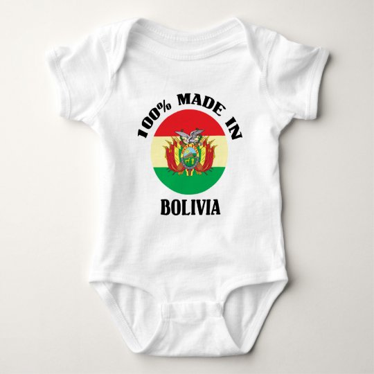 Made In Bolivia Baby Bodysuit