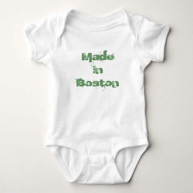 Made in Boston Baby Bodysuit (Front)