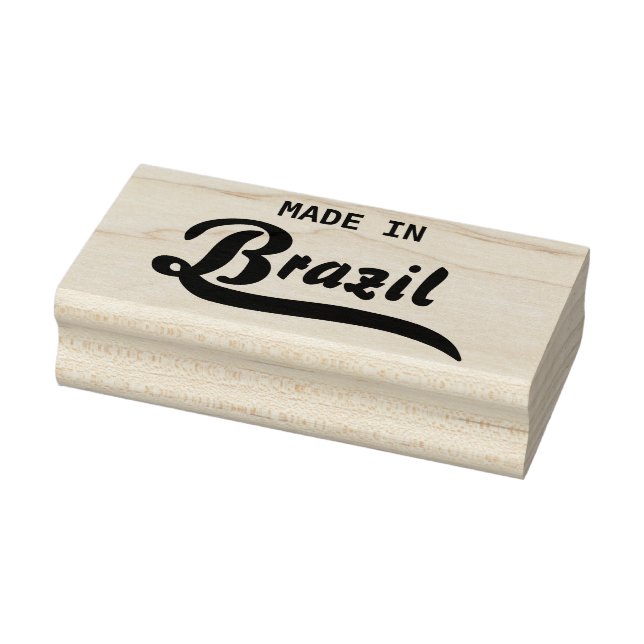 Made in Brazil Rubber Stamp (Stamp)