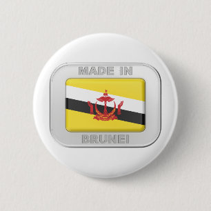 Made in Brunei 6 Cm Round Badge