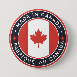 Made in Canada 7.5 Cm Round Badge
