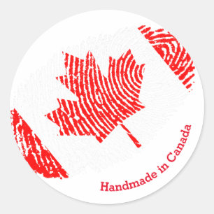 Made in Canada, Canadian product package sticker