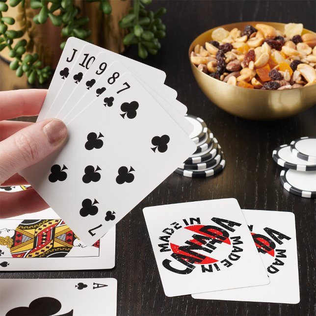 Made In Canada Label Playing Cards (Creator Uploaded)