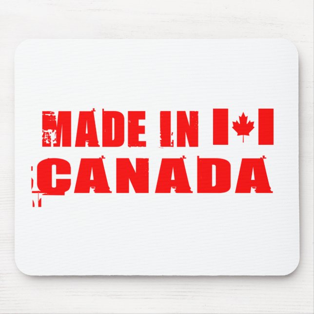 Made in Canada Mouse Mat (Front)