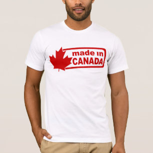 Made In Canada - White Mens Shirt