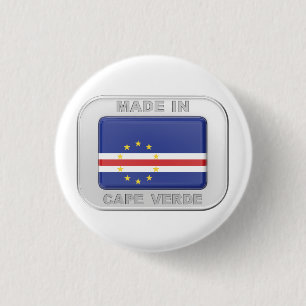 Made in Cape Verde 3 Cm Round Badge