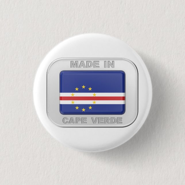 Made in Cape Verde 3 Cm Round Badge (Front)