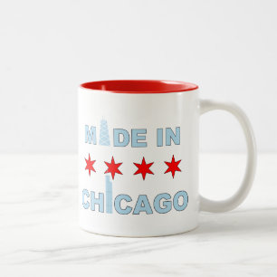Made in Chicago, Illinois Two-Tone Coffee Mug