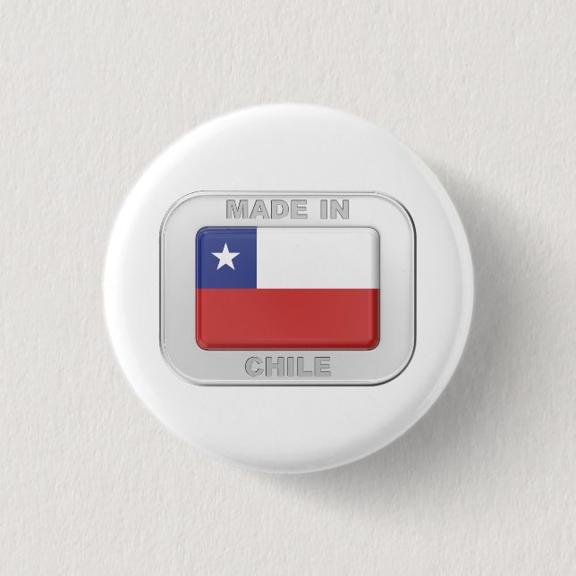 Made in Chile 3 Cm Round Badge (Front)