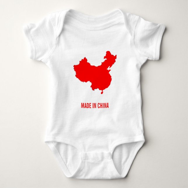 MADE IN CHINA BABY BODYSUIT (Front)