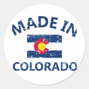 Made in Colorado Classic Round Sticker