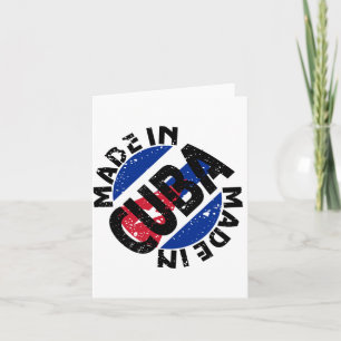 Made In Cuba Label Note Cards