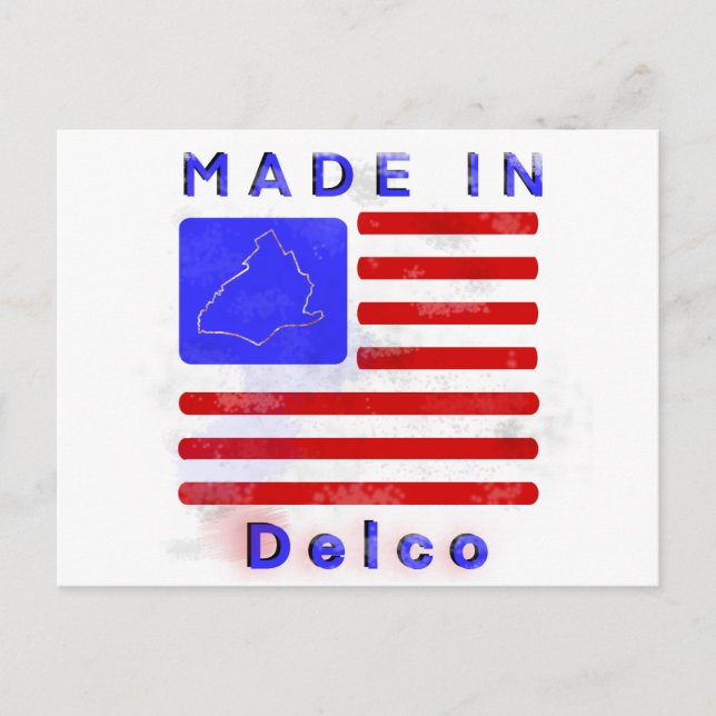 Made in Delco Postcard (Front)