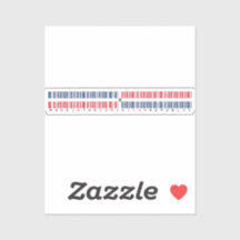 Made in Dominican Republic Barcode Flag