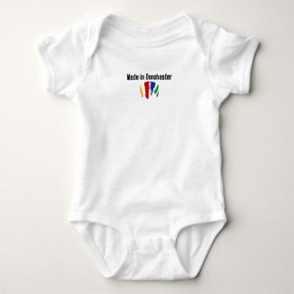 Made in Dorchester colourful Baby Bodysuit