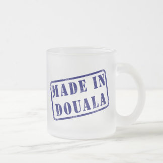 Made in Douala Frosted Glass Coffee Mug