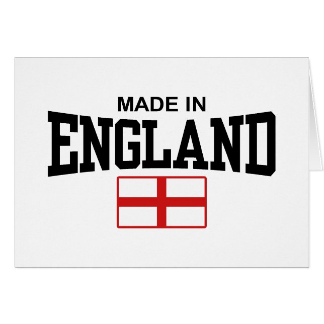 Made In England (Front Horizontal)