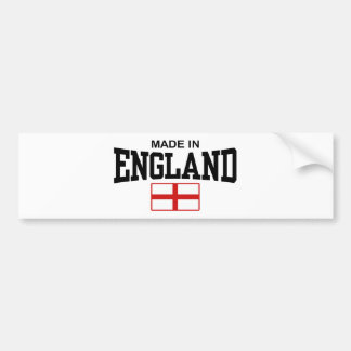 Made In England Bumper Sticker