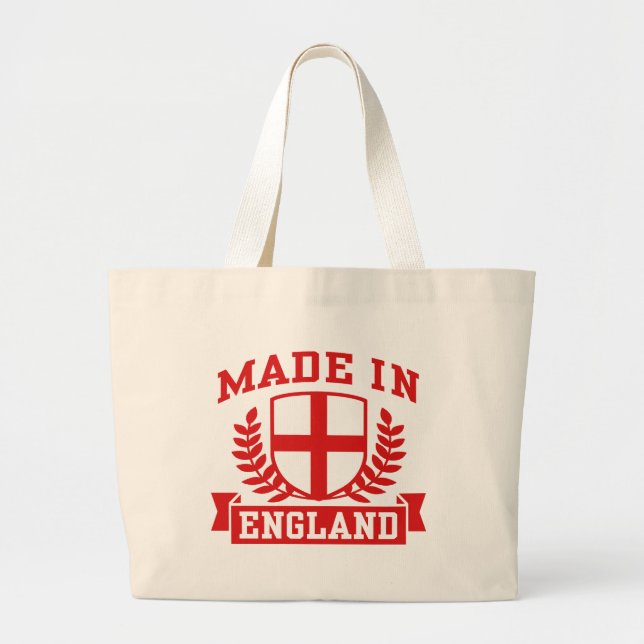 Made In England Large Tote Bag (Front)