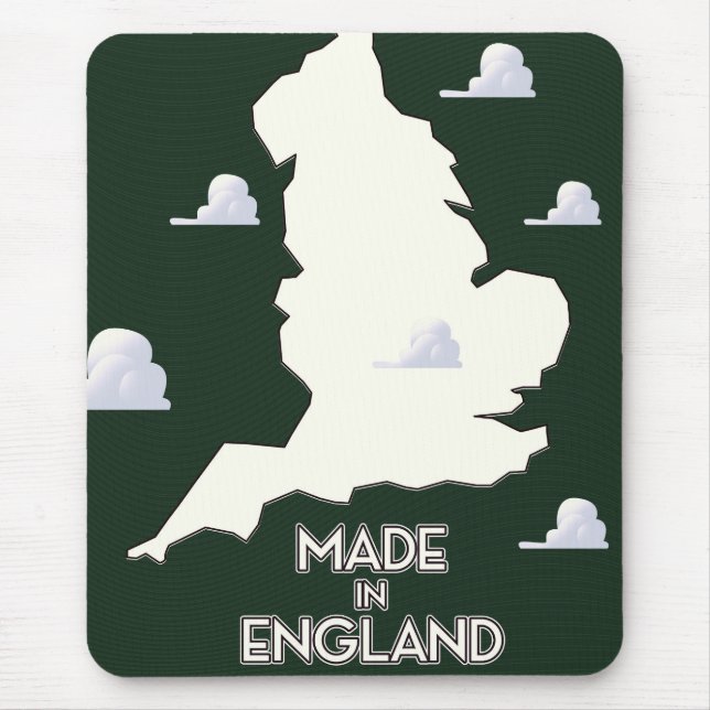 Made in England Mouse Mat (Front)