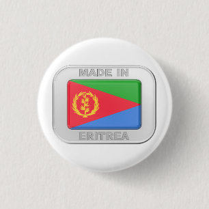 Made in Eritrea 3 Cm Round Badge
