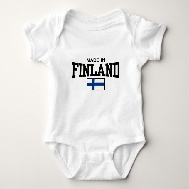 Made In Finland Baby Bodysuit (Front)