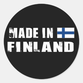 Made in Finland Classic Round Sticker