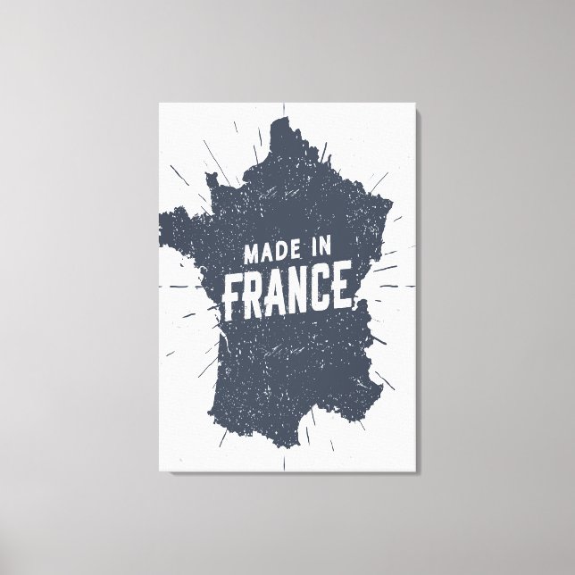 Made In France Canvas Print (Front)