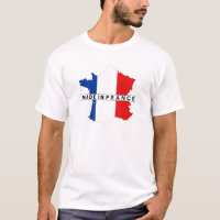 made in france country map flag product label