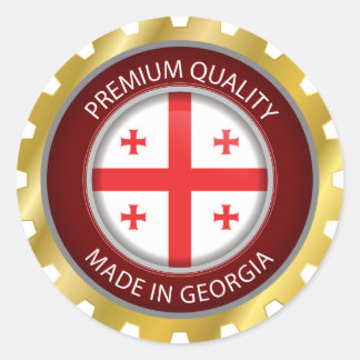 Made in Georgia Flag, Georgian Flag Seal Icon