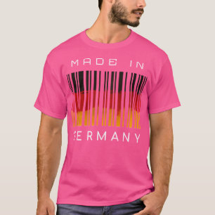 Made In Germany Barcode Design T-Shirt