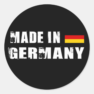 Made in Germany Classic Round Sticker