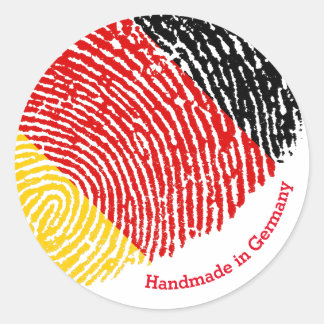 Made in Germany, German product package sticker