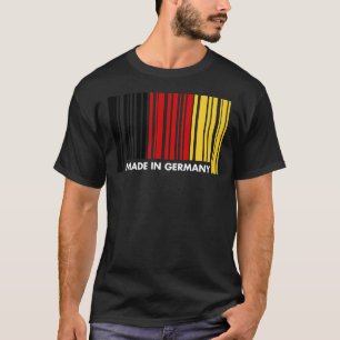 Made in Germany Oktoberfest Barcode T Shirt German