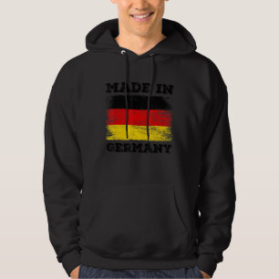 Made In Germany With German Flag   Graphic Designs Hoodie