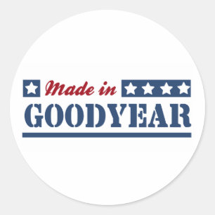 Made in Goodyear Classic Round Sticker