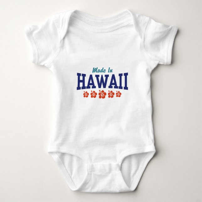 Made in Hawaii Baby Bodysuit (Front)