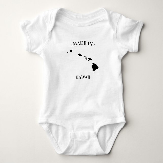 Made in Hawaii HI Baby Bodysuit (Front)