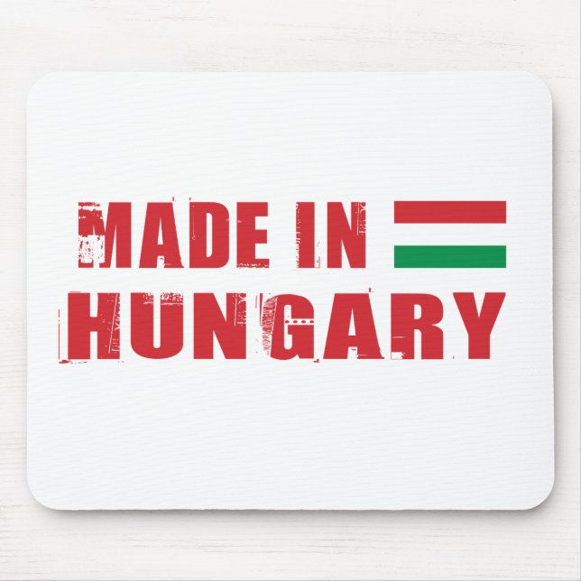 Made in Hungary Mouse Mat (Front)