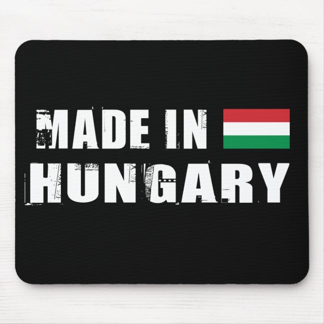 Made in Hungary Mouse Mat (Front)