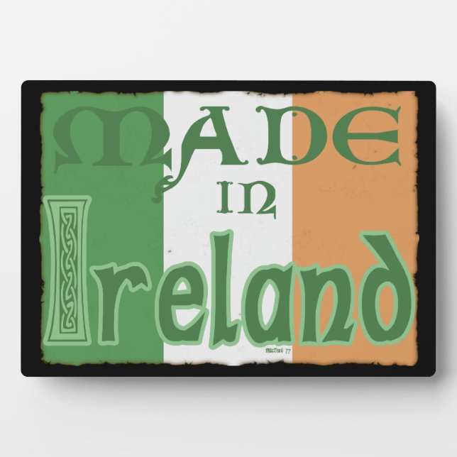 Made in Ireland 2 Plaques (Front)