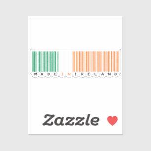 Made in Ireland Barcode Flag