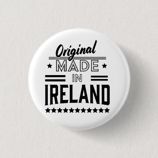 made in Ireland beautiful retro logo. 3 Cm Round Badge