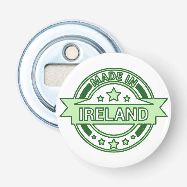 Made in Ireland St Patrick's day    Bottle Opener (Front)