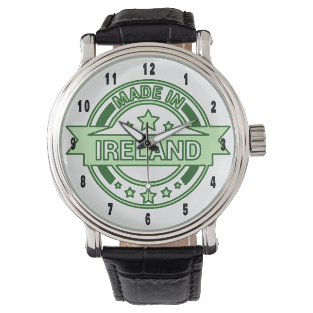 Made in Ireland St Patrick's day Watch (Front)