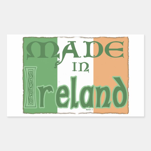 Made in Ireland Sticker (Front)